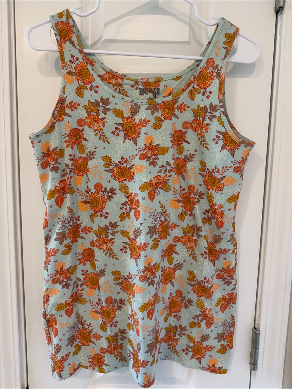 Duluth Trading Co Floral Tank
